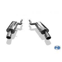 Sportschalldämpfer mit links/rechts je 1 Endrohr 100mm (Typ 16), inkl. (EG-) GENEHMIGUNG!