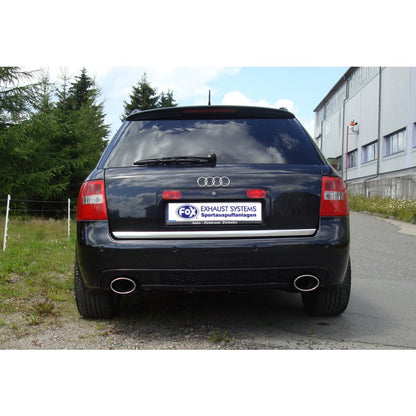 Sportschalldämpfer mit links/rechts je 1 Endrohr 140x90mm (Typ 32), inkl. (EG-) GENEHMIGUNG!