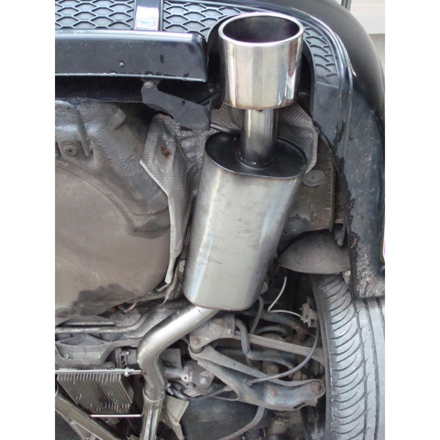 Sportschalldämpfer mit links/rechts je 1 Endrohr 140x90mm (Typ 32), inkl. (EG-) GENEHMIGUNG!