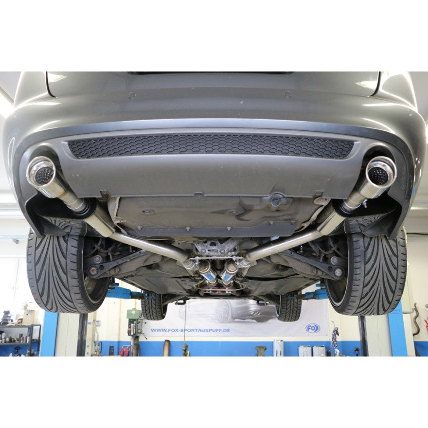 Sportschalldämpfer mit links/rechts je 1 Endrohr 90mm (Typ 17), inkl. (EG-) GENEHMIGUNG!
