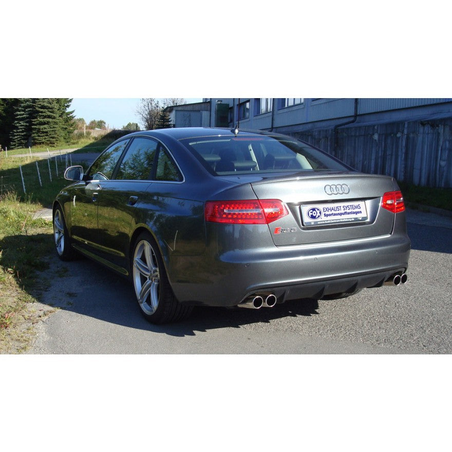 Sportschalldämpfer mit links/rechts je 2 Endrohren 80mm (Typ 16), inkl. (EG-) GENEHMIGUNG!