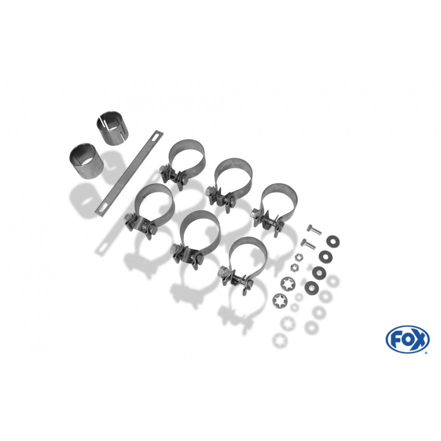 Sportschalldämpfer mit links/rechts je 1 Endrohr 90mm (Typ 17), inkl. (EG-) GENEHMIGUNG!