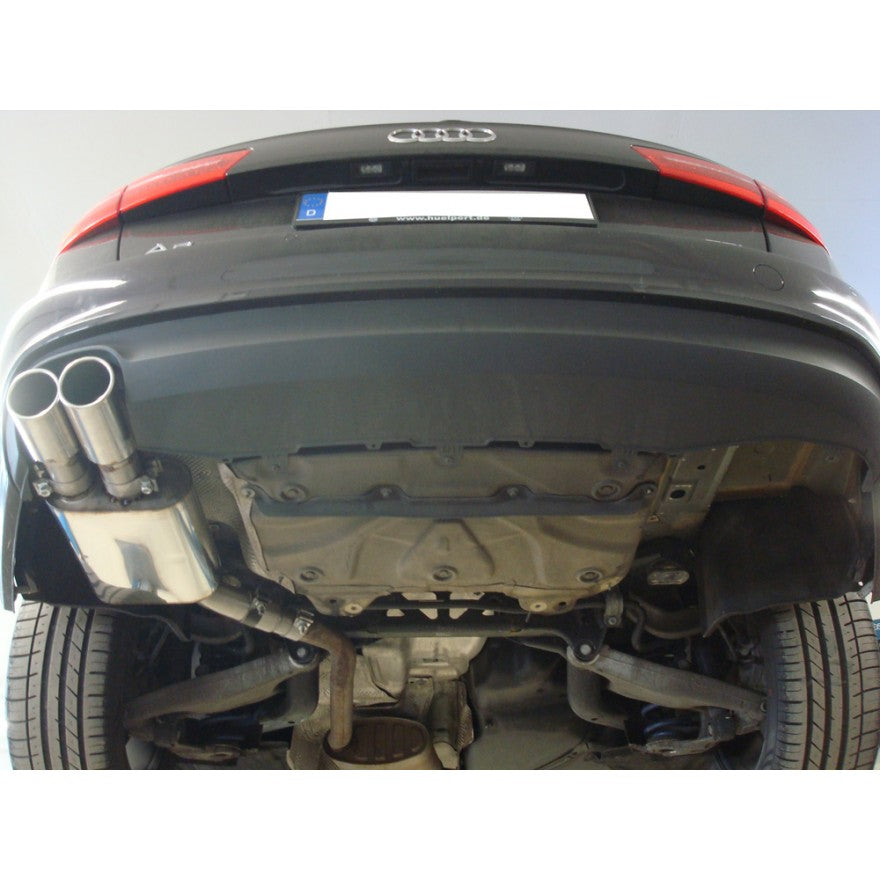 Sportschalldämpfer mit 2 Endrohren 90mm (Typ 16), inkl. (EG-) GENEHMIGUNG!