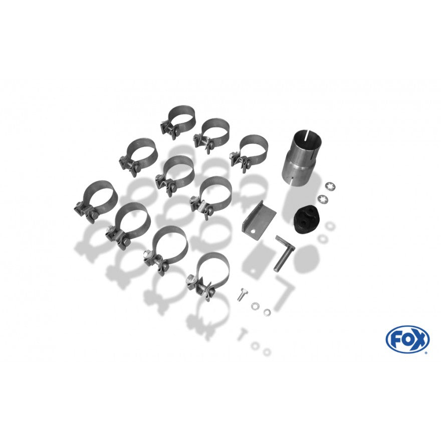 Sportschalldämpfer mit links/rechts je 2 Endrohren 90mm (Typ 13), inkl. (EG-) GENEHMIGUNG!