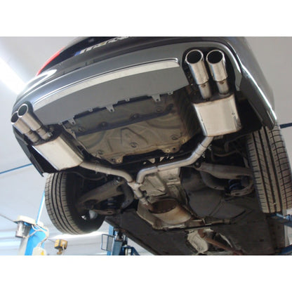 Sportschalldämpfer mit links/rechts je 2 Endrohren 90mm (Typ 16), inkl. (EG-) GENEHMIGUNG!