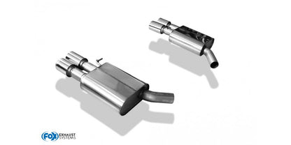 Sportschalldämpfer mit links/rechts je 2 Endrohren 90mm (Typ 13), inkl. (EG-) GENEHMIGUNG!