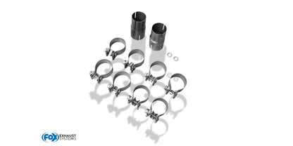 Sportschalldämpfer mit links/rechts je 2 Endrohren 90mm (Typ 13), inkl. (EG-) GENEHMIGUNG!