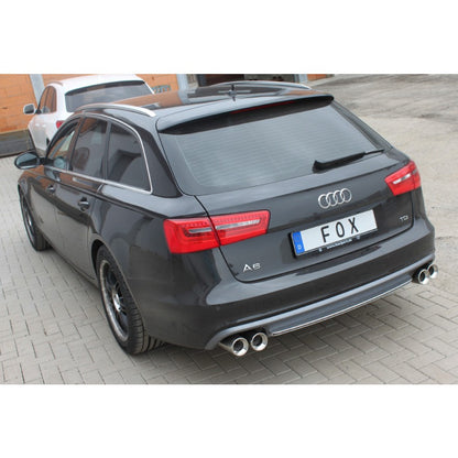 Sportschalldämpfer mit links/rechts je 2 Endrohren 90mm (Typ 13), inkl. (EG-) GENEHMIGUNG!