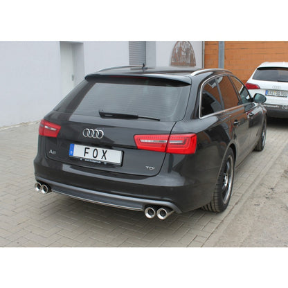 Sportschalldämpfer mit links/rechts je 2 Endrohren 90mm (Typ 13), inkl. (EG-) GENEHMIGUNG!