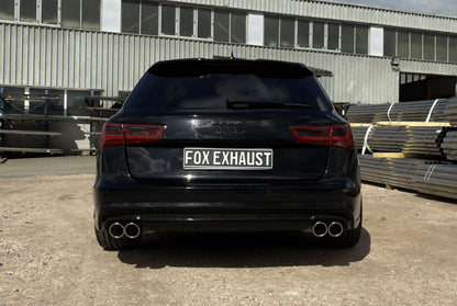 Sportschalldämpfer mit links/rechts je 2 Endrohren 90mm (Typ 16), inkl. (EG-) GENEHMIGUNG!