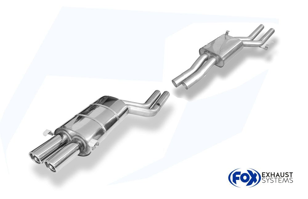 Halbanlage mit 2 Endrohren 76mm (Typ 17), inkl. (EG-) GENEHMIGUNG!