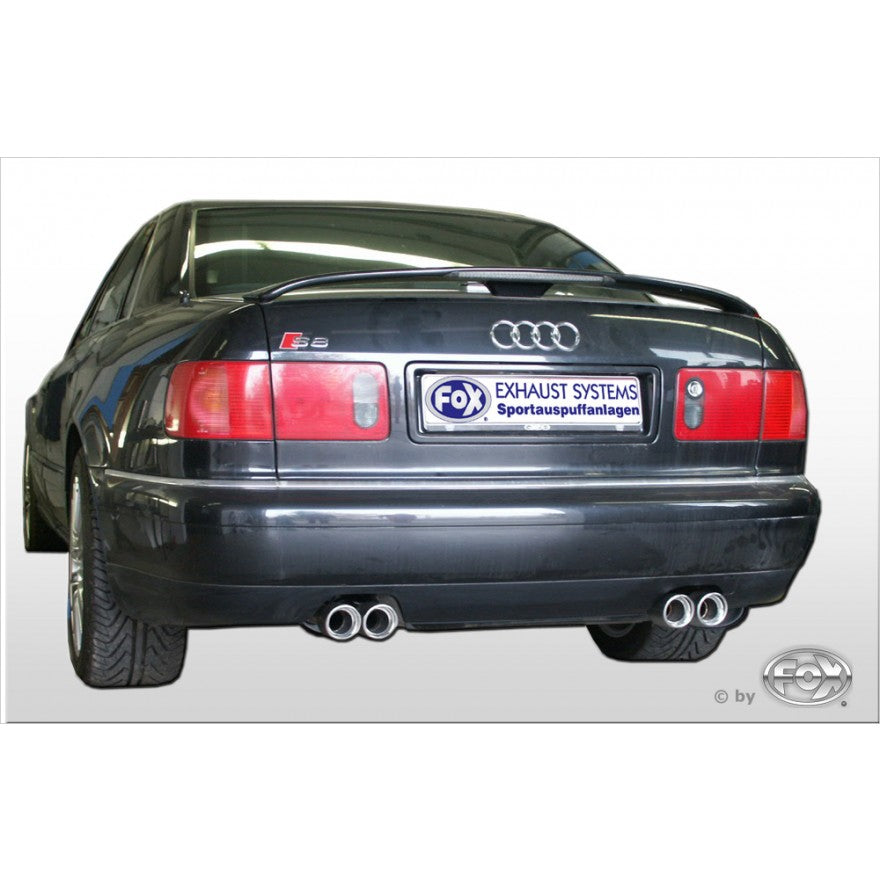 Sportschalldämpfer mit links/rechts je 2 Endrohren 76mm (Typ 17), inkl. (EG-) GENEHMIGUNG!