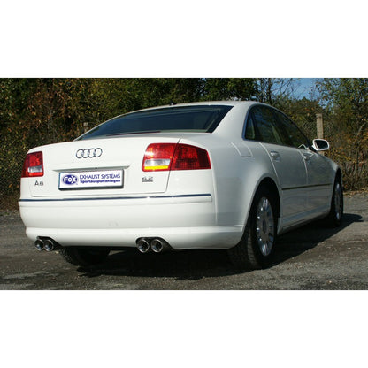 Sportschalldämpfer mit links/rechts je 2 Endrohren 80mm (Typ 17), inkl. TÜV-Teilegutachten!