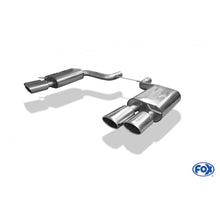 Sportschalldämpfer mit links/rechts je 2 Endrohre 115x85mm (Typ 32), inkl. TÜV-Teilegutachten!