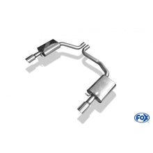 Sportauspuff Endschalldämpfer mit links/rechts je 1 Endrohr 100mm