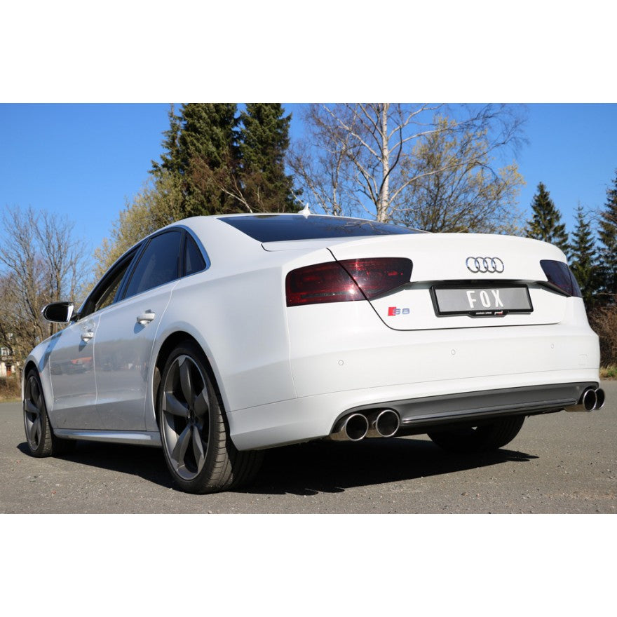 Sportschalldämpfer mit links/rechts je 2 Endrohren 100mm (Typ 16), inkl. (EG-) GENEHMIGUNG!