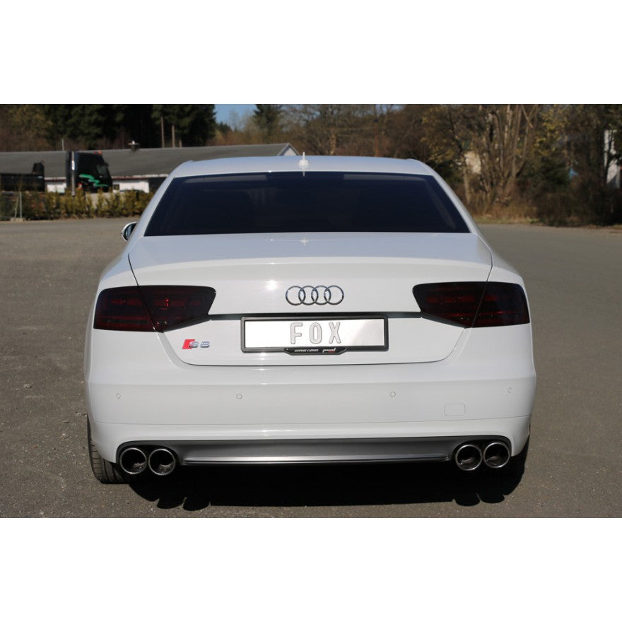 Sportschalldämpfer mit links/rechts je 2 Endrohren 100mm (Typ 16), inkl. (EG-) GENEHMIGUNG!