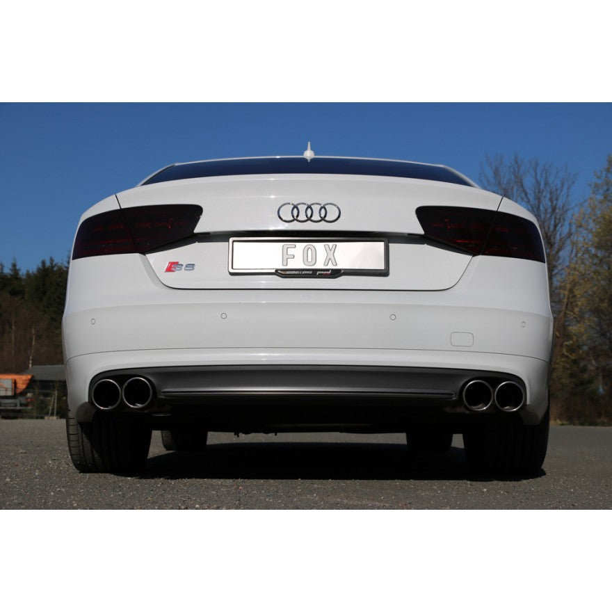 Sportschalldämpfer mit links/rechts je 2 Endrohren 100mm (Typ 16), inkl. (EG-) GENEHMIGUNG!