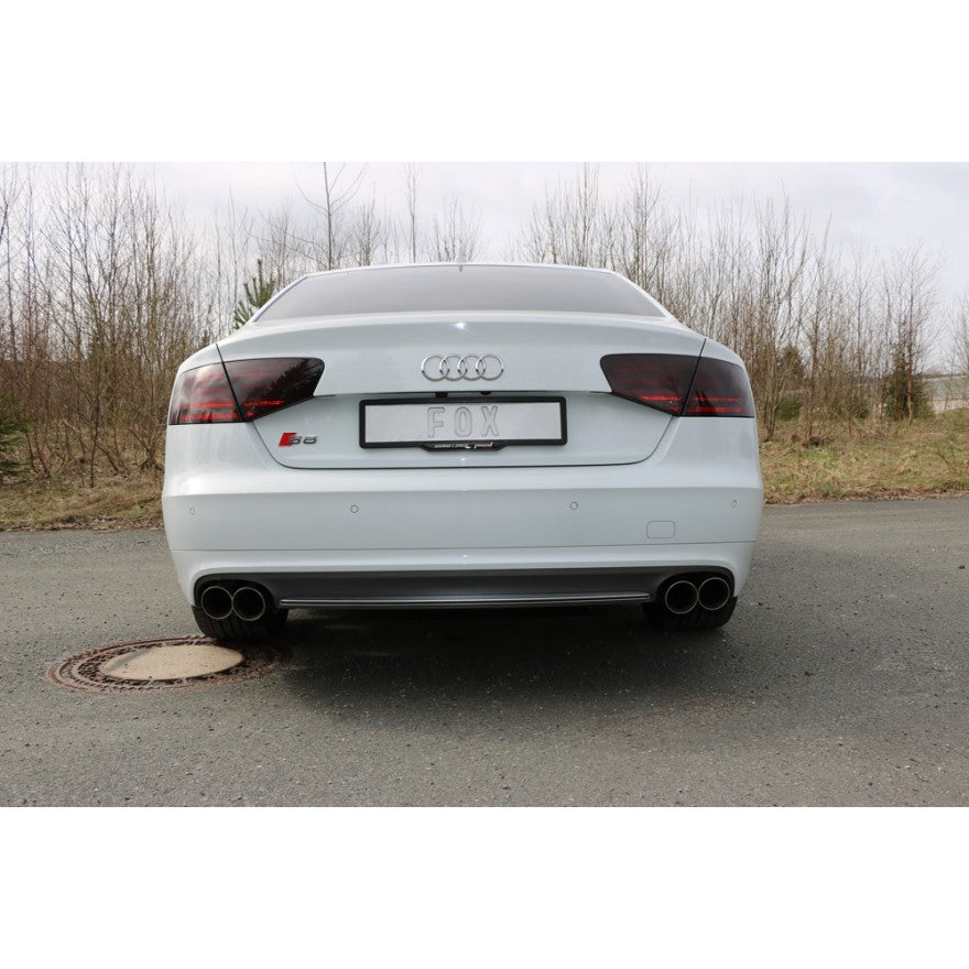 Sportschalldämpfer mit links/rechts je 2 Endrohren 90mm (Typ 25), inkl. (EG-) GENEHMIGUNG!