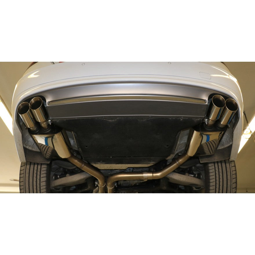 Sportschalldämpfer mit links/rechts je 2 Endrohren 90mm (Typ 25), inkl. (EG-) GENEHMIGUNG!