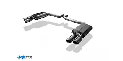 Sportschalldämpfer mit links/rechts je 2 Endrohren 100x77mm (Typ 38), inkl. (EG-) GENEHMIGUNG!