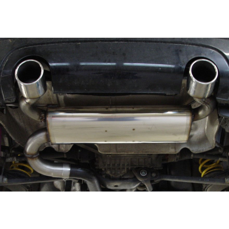 Sportschalldämpfer mit links/rechts je 1 Endrohr 100mm (Typ 16), inkl. (EG-) GENEHMIGUNG!