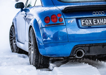 Sportschalldämpfer mit links/rechts je 1 Endrohr 114mm (Typ 25), inkl. (EG-) GENEHMIGUNG!