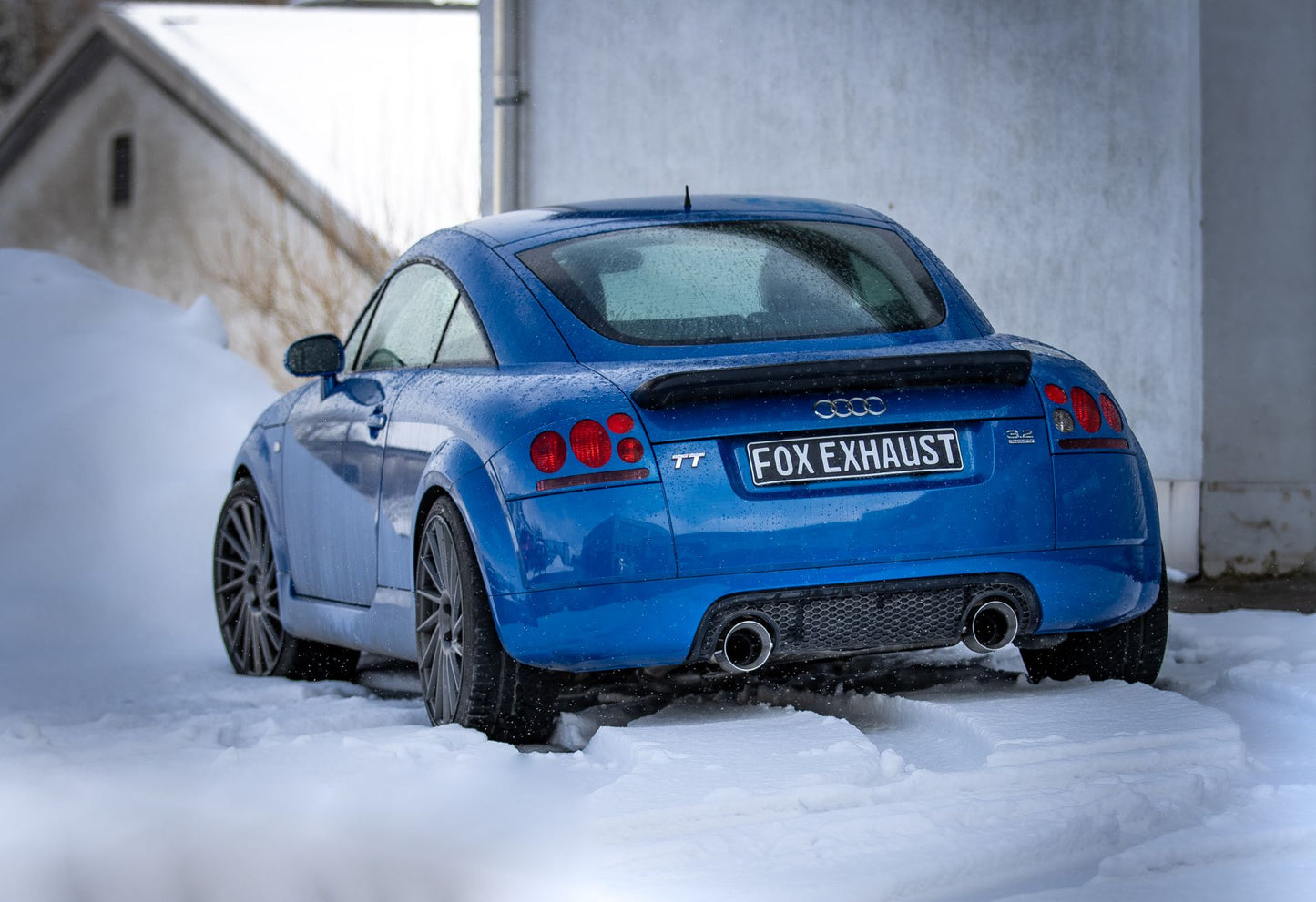 Sportschalldämpfer mit links/rechts je 1 Endrohr 114mm (Typ 25), inkl. (EG-) GENEHMIGUNG!