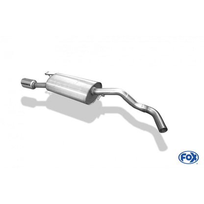 Sportschalldämpfer mit 1 Endrohr 100mm (Typ 17), inkl. TÜV-Teilegutachten!