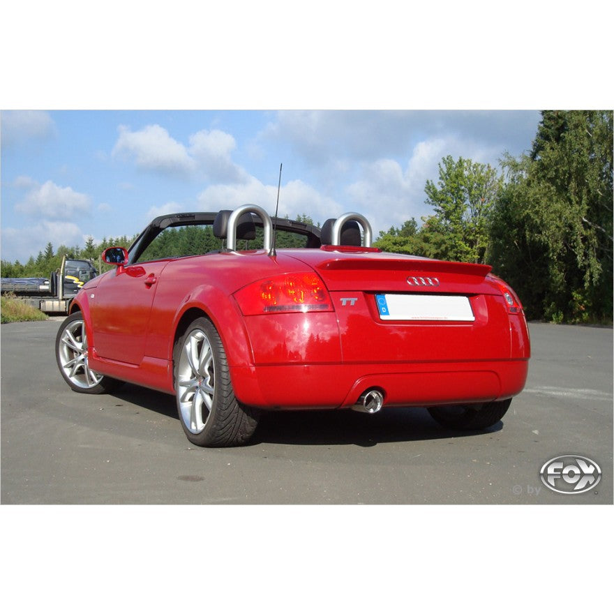 Sportschalldämpfer mit 1 Endrohr 100mm (Typ 17), inkl. TÜV-Teilegutachten!