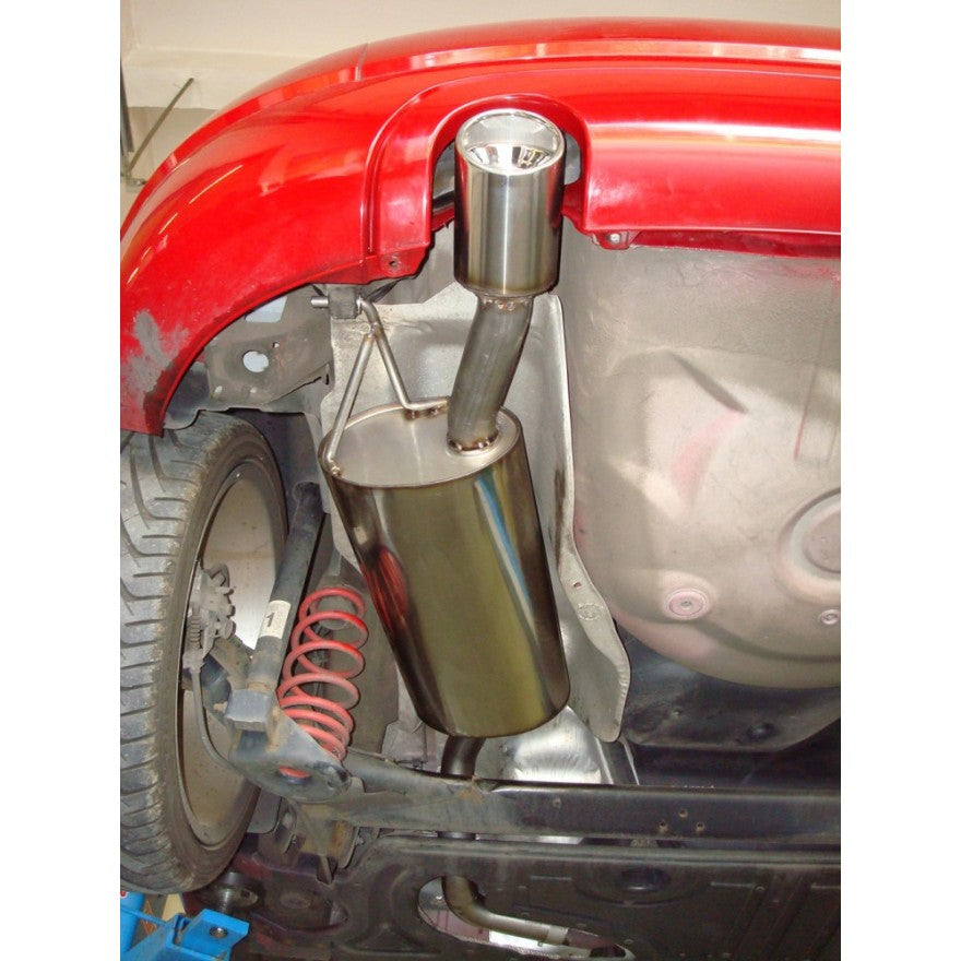 Sportschalldämpfer mit 1 Endrohr 100mm (Typ 17), inkl. TÜV-Teilegutachten!