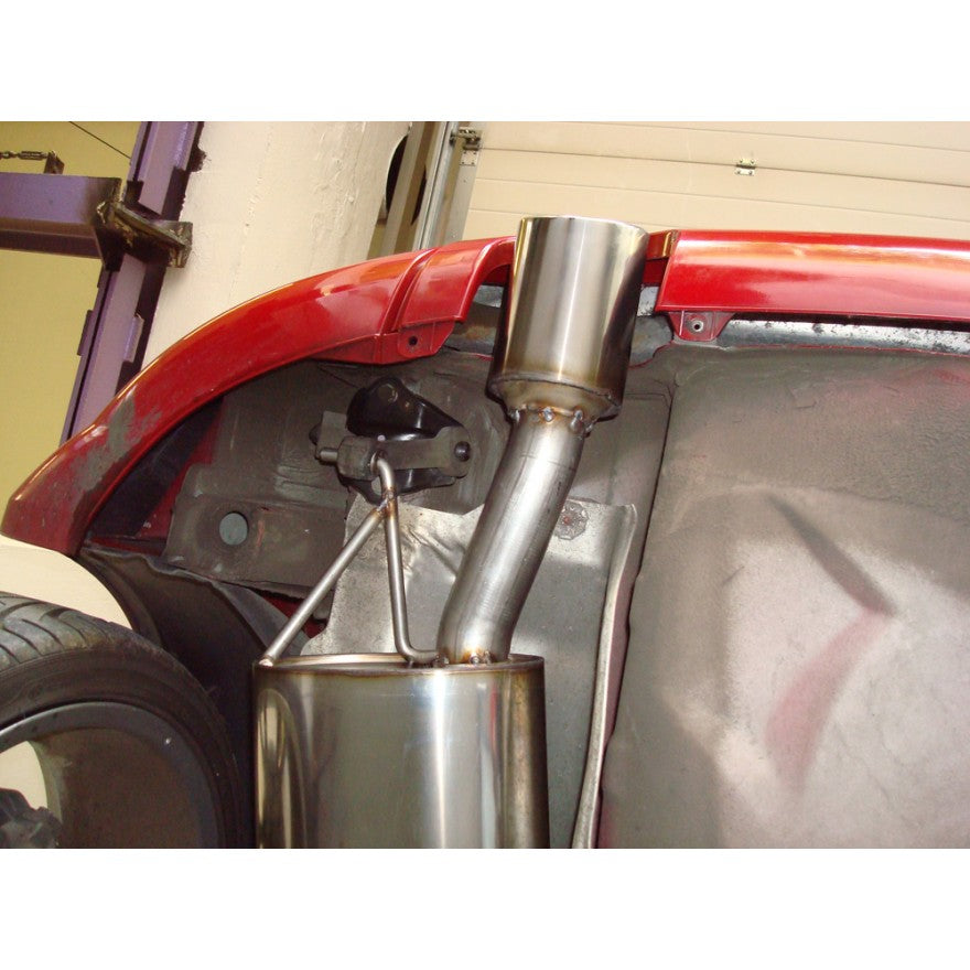 Sportschalldämpfer mit 1 Endrohr 100mm (Typ 17), inkl. TÜV-Teilegutachten!