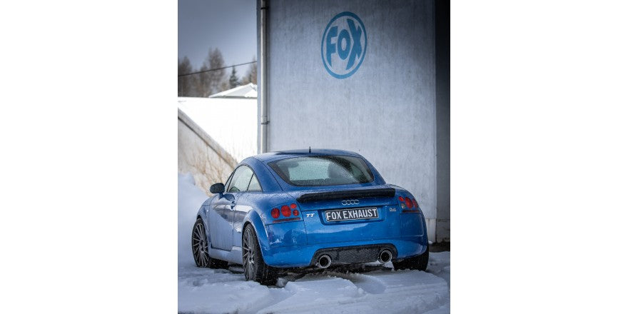 Sportschalldämpfer mit links/rechts je 1 Endrohr 114mm (Typ 25), inkl. TÜV-Teilegutachten!