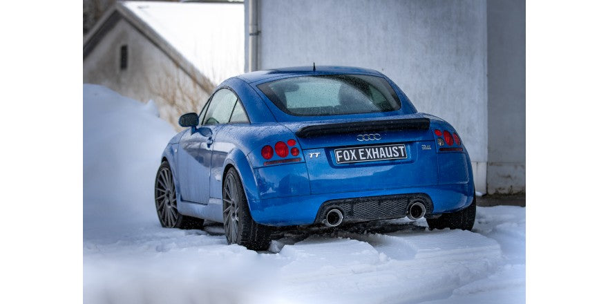 Sportschalldämpfer mit links/rechts je 1 Endrohr 114mm (Typ 25), inkl. TÜV-Teilegutachten!