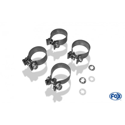 Sportschalldämpfer mit links/rechts je 2 Endrohren 90mm (Typ 17), inkl. (EG-) GENEHMIGUNG!