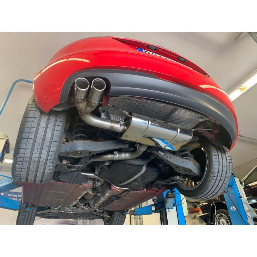 Sportschalldämpfer mit 2 Endrohren 90mm (Typ 17), inkl. (EG-) GENEHMIGUNG!