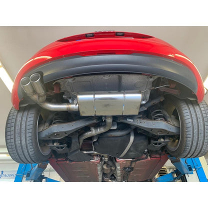 Sportschalldämpfer mit 2 Endrohren 90mm (Typ 17), inkl. (EG-) GENEHMIGUNG!