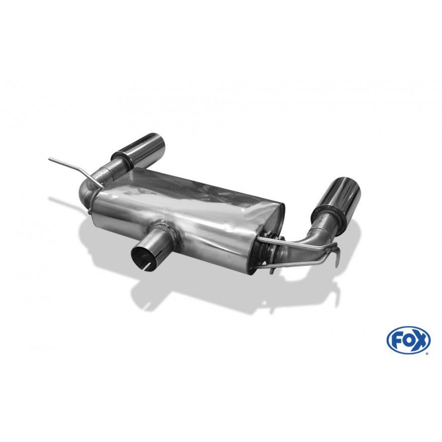 Sportschalldämpfer mit links/rechts je 1 Endrohr 100mm (Typ 25), inkl. (EG-) GENEHMIGUNG!