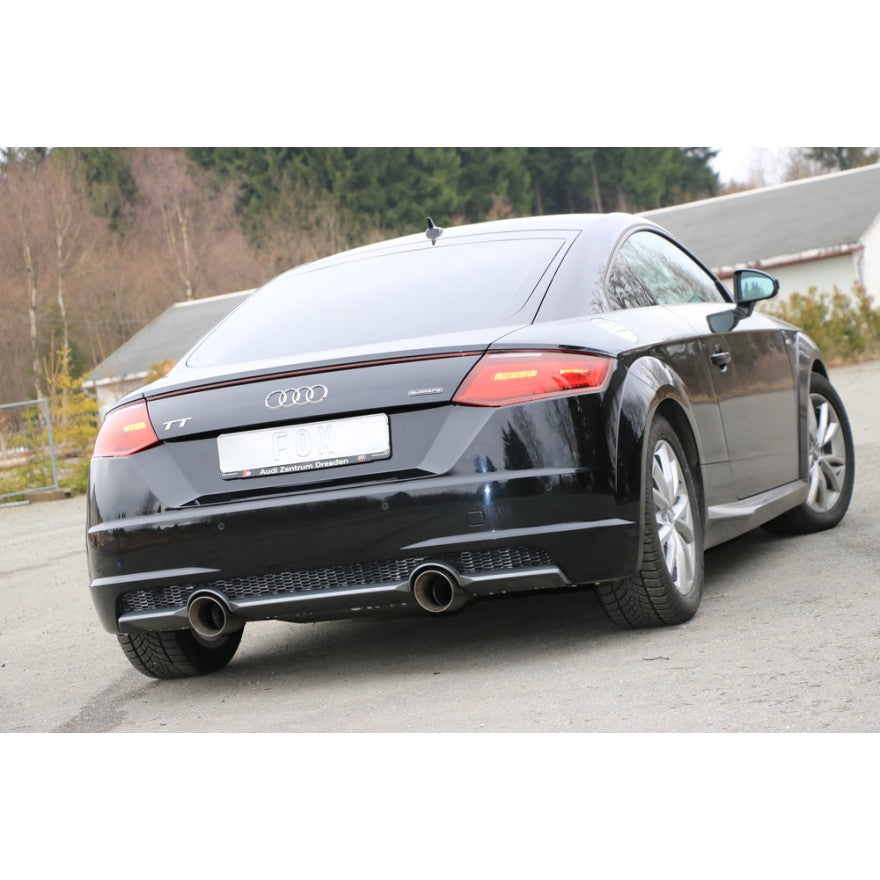 Sportschalldämpfer mit links/rechts je 1 Endrohr 100mm (Typ 25), inkl. (EG-) GENEHMIGUNG!