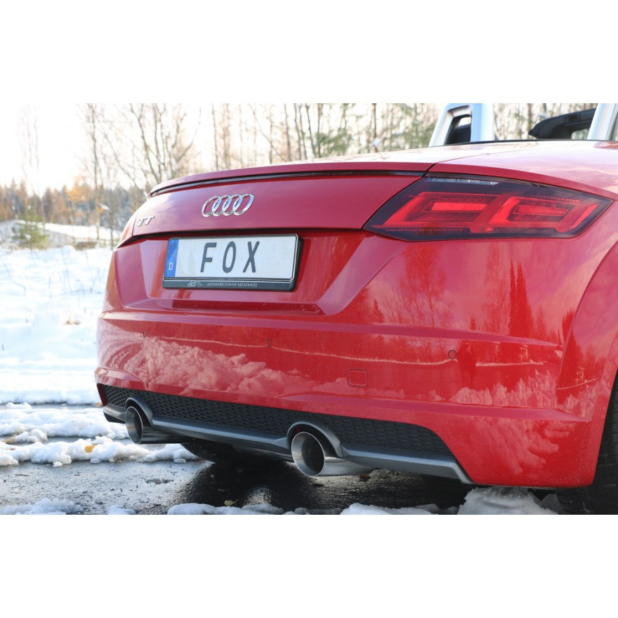 Sportschalldämpfer mit links/rechts je 1 Endrohr 100mm (Typ 25), inkl. (EG-) GENEHMIGUNG!