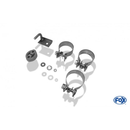 Sportschalldämpfer mit links/rechts je 2 Endrohren 80mm (Typ 17), inkl. (EG-) GENEHMIGUNG!