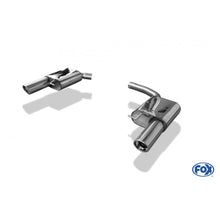 Sportschalldämpfer mit links/rechts je 1 Endrohr 100mm (Typ 17), inkl. (EG-) GENEHMIGUNG!