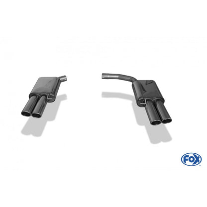 Sportschalldämpfer links/rechts mit je 2 Endrohren 90mm (Typ 17), inkl. (EG- GENEHMIGUNG!