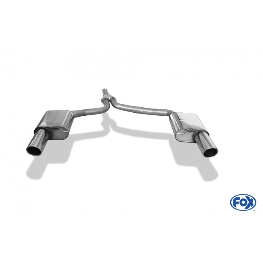 Sportschalldämpfer mit links/rechts je 1 Endrohr 100mm (Typ 16), inkl. (EG-) GENEHMIGUNG!