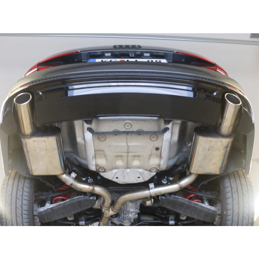 Sportschalldämpfer mit links/rechts je 1 Endrohr 100mm (Typ 16), inkl. (EG-) GENEHMIGUNG!