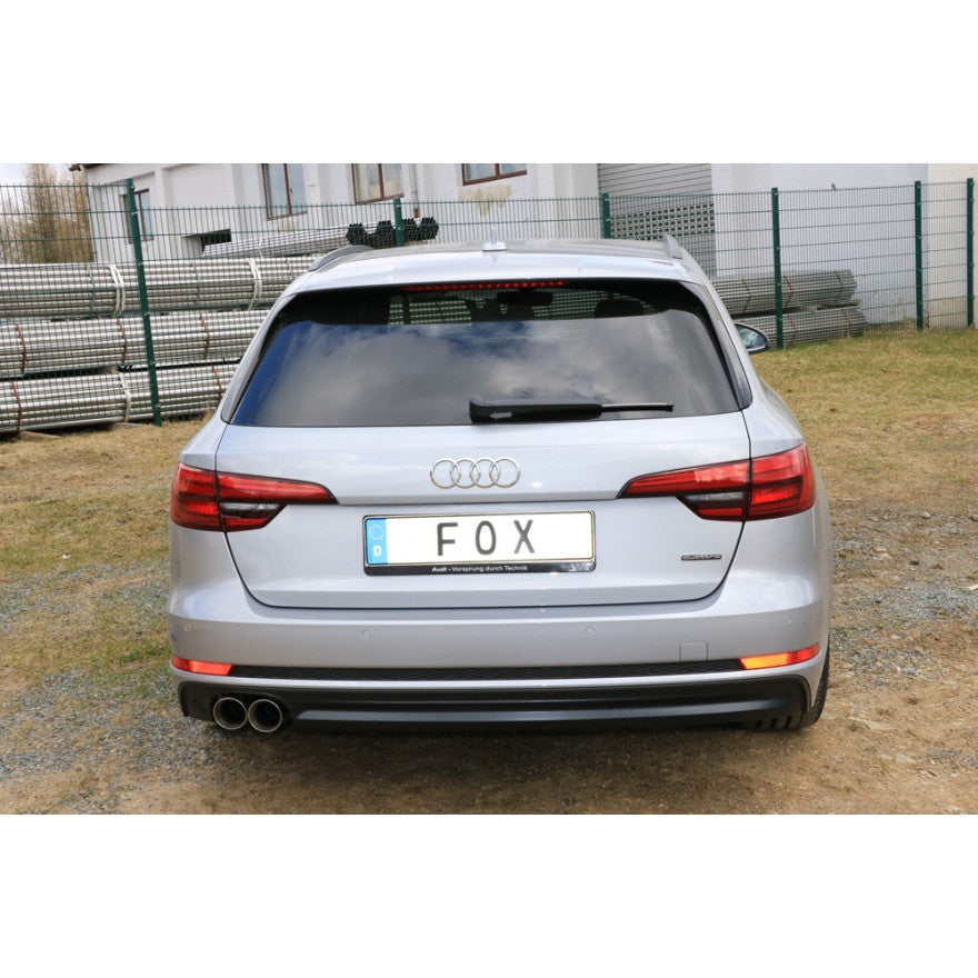 Sportschalldämpfer mit 2 Endrohren 80mm (Typ 25), inkl. (EG-) GENEHMIGUNG!