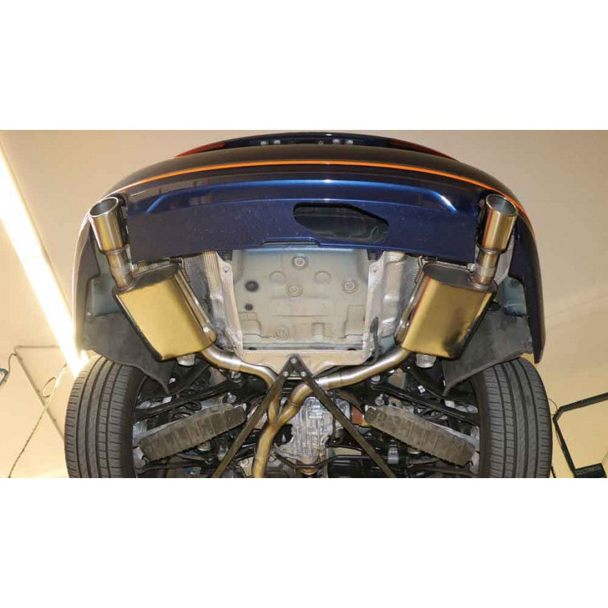 Sportschalldämpfer mit links/rechts je 1 Endrohr 100mm (Typ 16), inkl. (EG-) GENEHMIGUNG!