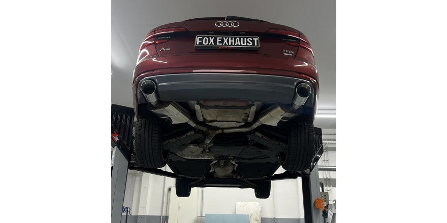 Sportschalldämpfer mit links/rechts je 1 Endrohr 114mm (Typ 25), inkl. (EG-) GENEHMIGUNG!