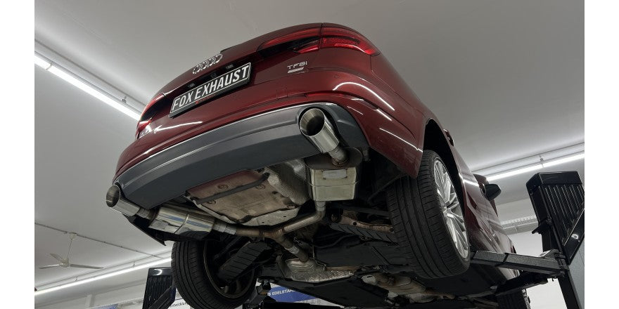 Sportschalldämpfer mit links/rechts je 1 Endrohr 114mm (Typ 25), inkl. (EG-) GENEHMIGUNG!