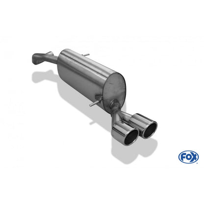 Sportschalldämpfer 2 Endrohren 90mm (Typ 16), inkl. (EG-) GENEHMIGUNG!